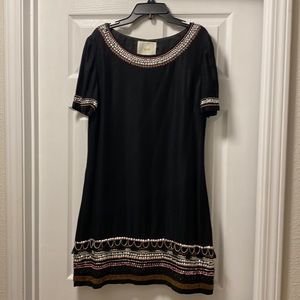 Maeve beaded mini dress